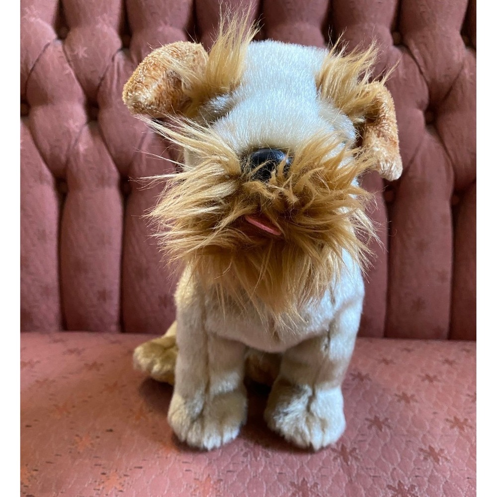 TY Beanie Buddies Schnauzer Terriers Puppy Dog Plush Stuffed Animal Stuffies s26